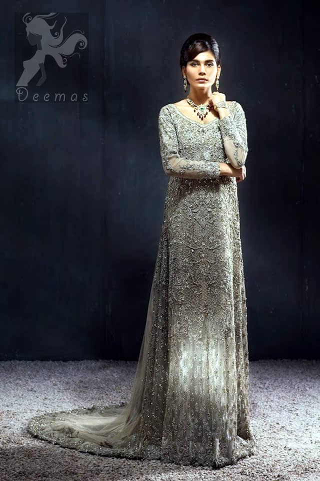 Light Fawn Grayish Back Trail Maxi For 2016 Brides
