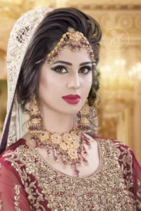 Copper Rust Gharara Shirt Woody Brown Dupatta