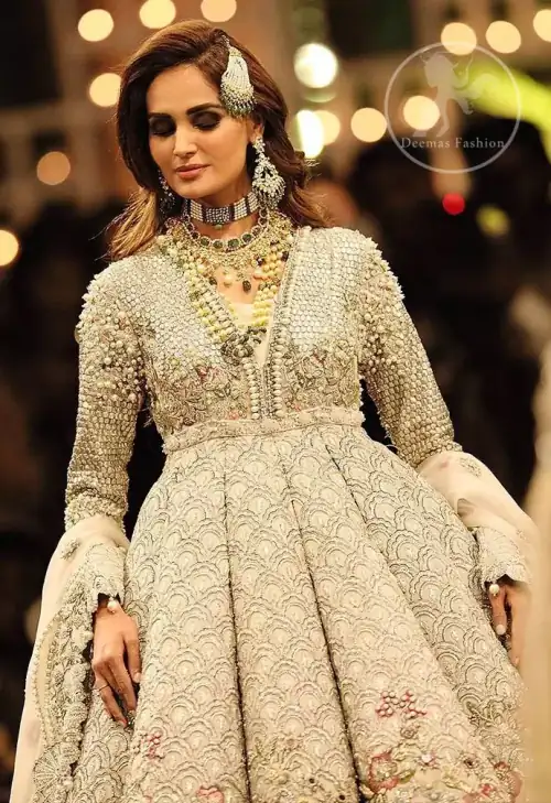 Almond Frock Embroidered Palazzo