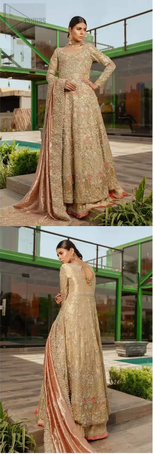 Nothing speaks of femininity and class louder than this outfits for bridesmaids. It is highlighted with golden and silver kora,