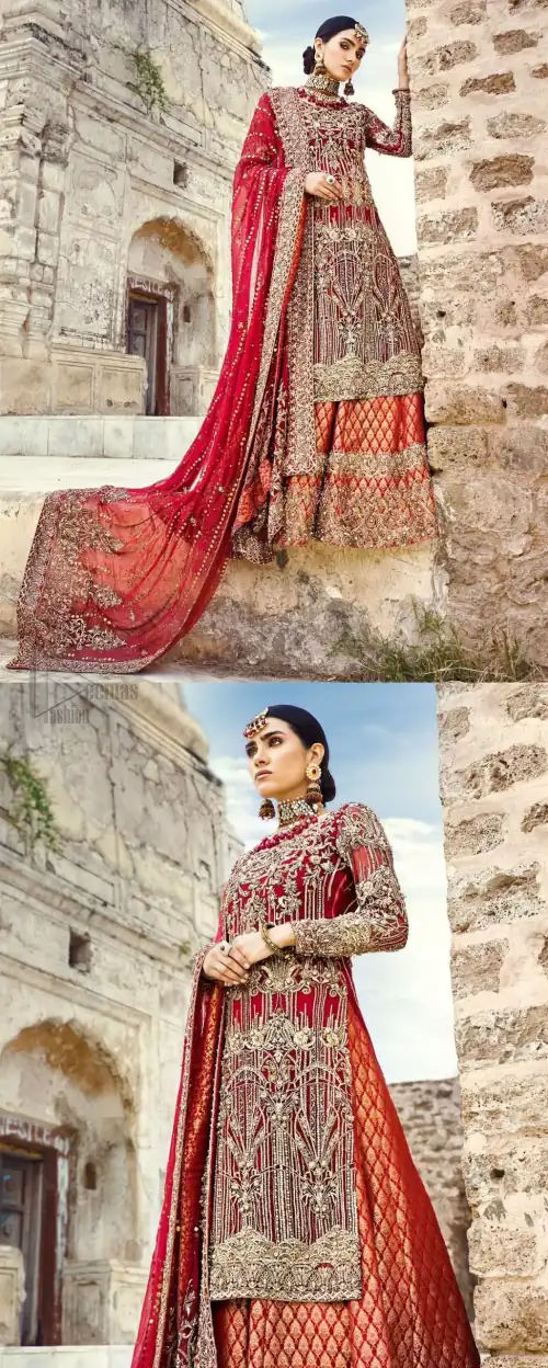 You are all set to make a lasting impact with the divine royalty of this dress. This beautiful dress comes