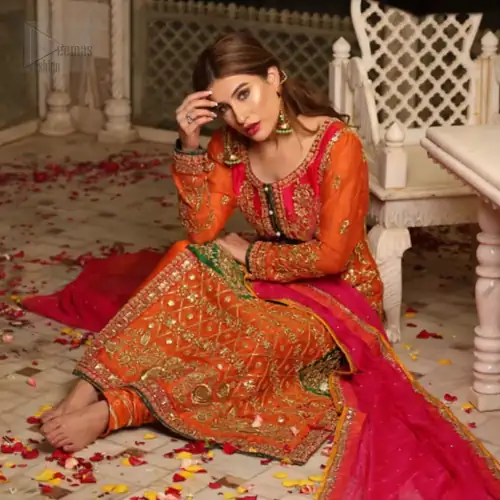 Get bold and beautiful with this uber-stylish ensemble that has flattering cuts, and a colour palette that is bewitching. This