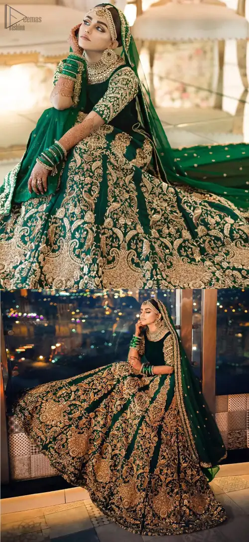 This artisanal piece is rendered in grace and timelessness. This outfit makes a statement in this stunningly floraison, perfect blend