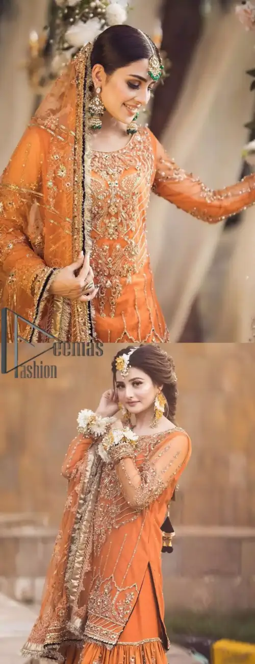 Time to treat yourself with an orange article of Deemas Fashion. This orange heartiest mealtime article will twirl your heart. 