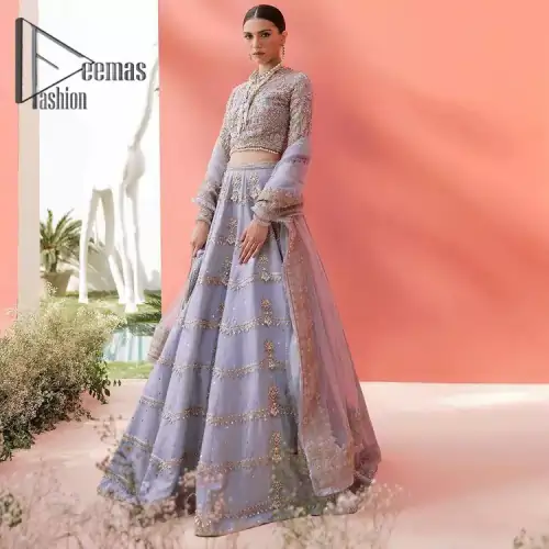 Love when our brides can completely be lost in the moment with their dresses. DeemasFashion presents a lilac article which