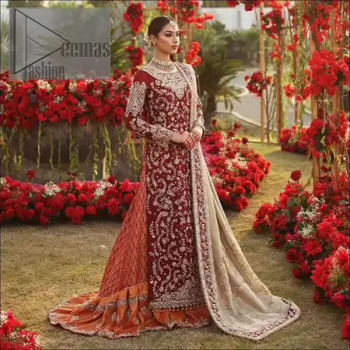 She's headstrong and rebellious, determined to divert the pacts of tradition on her Big day. Presenting a Red long shirt
