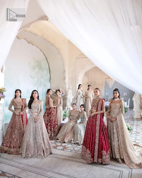 Keep it dreamy and classic with the best DeemasFashion reception wear! The handsome deep red outfit with blouse and lehenga