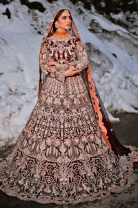 Elevate your Barat day with our exquisite reception outfit, a symbol of timeless elegance and grace.