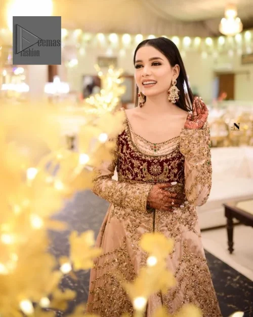 Your words about your special day is expertly written in this beautiful dress. This ivory front open gown is the