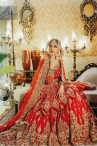 Step into your reception with confidence and poise in our exceptional reception outfit, a true embodiment of individuality.