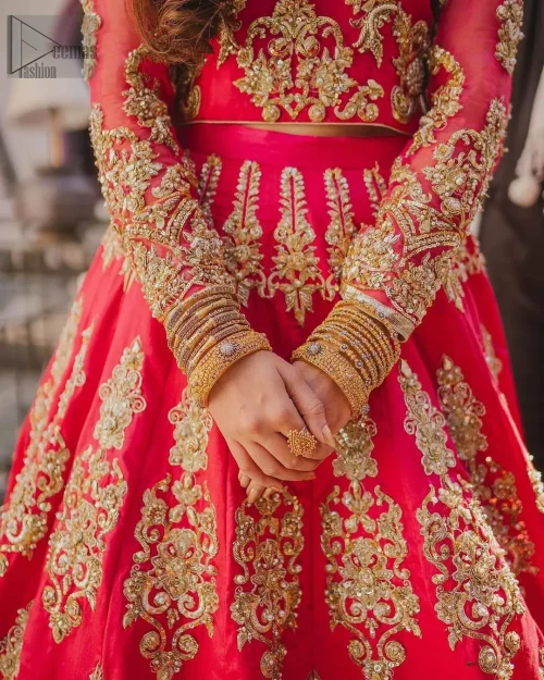 It's a mix of modern and classic styles of lehenga, so you'll look different and fantastic.