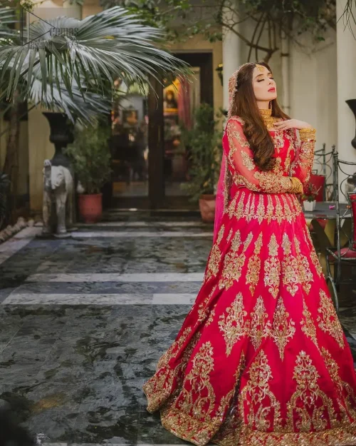 When you wear this bridal-style dupatta in which small motifs are available, all eyes will be on you, and you'll