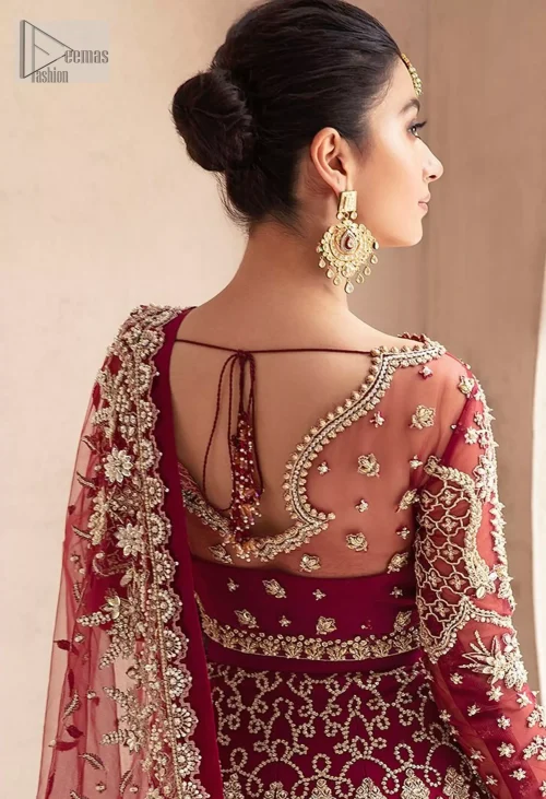 Indulge in the magic of the Red Blouse Wide Flare Lehenga Dupatta, an ensemble that radiates confidence and grace. The