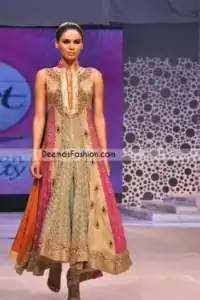 Latest Designer Wear - Multi Anarkali Pishwas