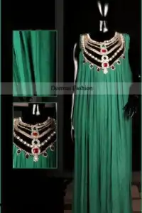 Latest Collection Dark Green Long Pishwas