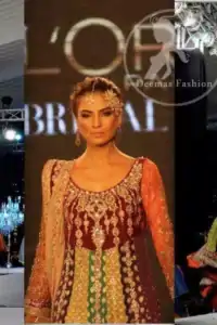 Multiple Panel Embroidered Frock And Churidar