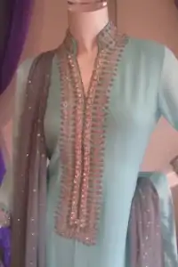 Pakistani Casual Fashion - Light Blue Dress