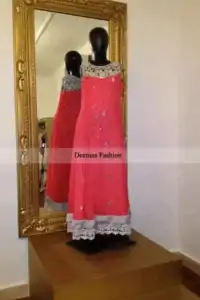 Pakistani Latest Fashion Pink Anarkali Dress