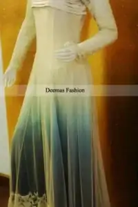 Triple Tone Anarkali Dress