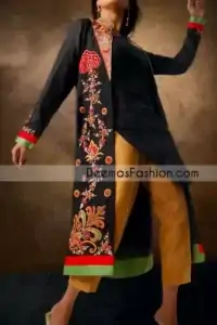 Ladies Dress Design Pakistan-Black Gown