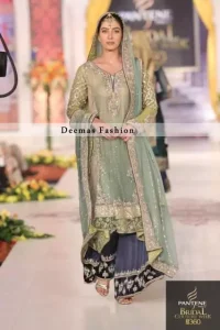 Light Green Aline Frock Trouser