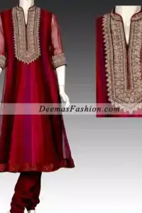 Multi Panel Embroidered Frock