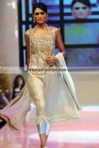 Desighner Wear - Light Golden & Silver Grey